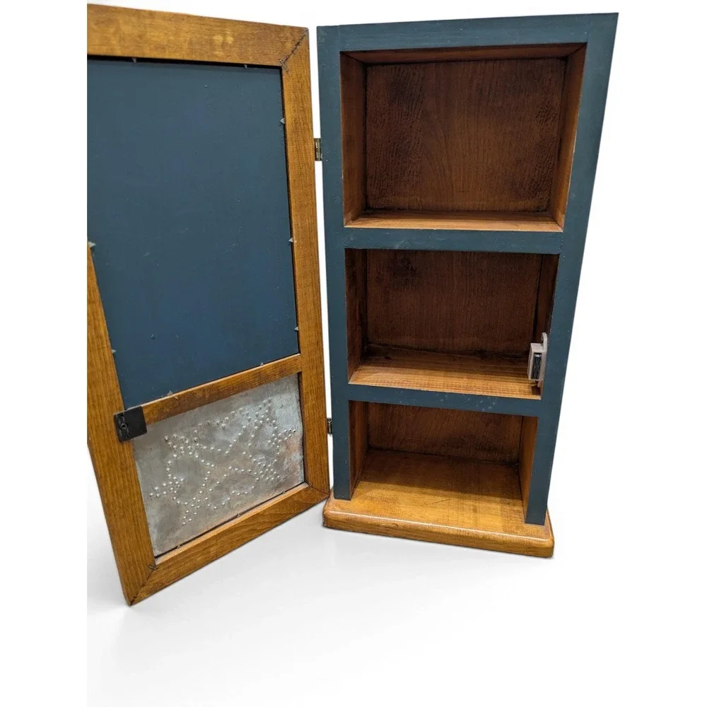 Cottagecore Handpainted Cabinet Coffee Station
